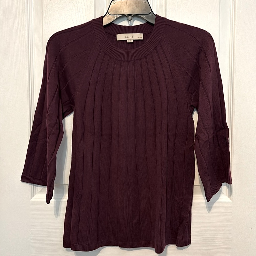 Loft 3/4 Bell Sleeve Sweater